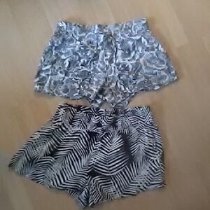 💲1⃣▶▶Joe Fresh Women's Black and Gray High Waist Shorts